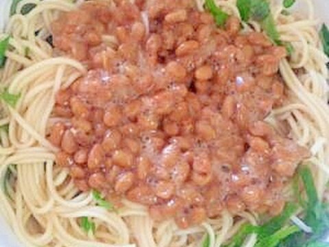 ヘルシー☆青じそ納豆麺